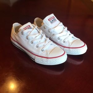 White Converse Low Tops